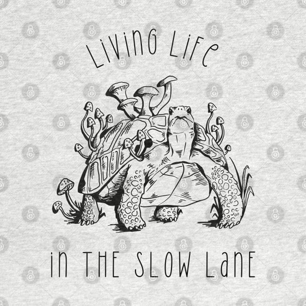 Toadstool Tortoise - Living Life In The Slow Lane by BestNestDesigns